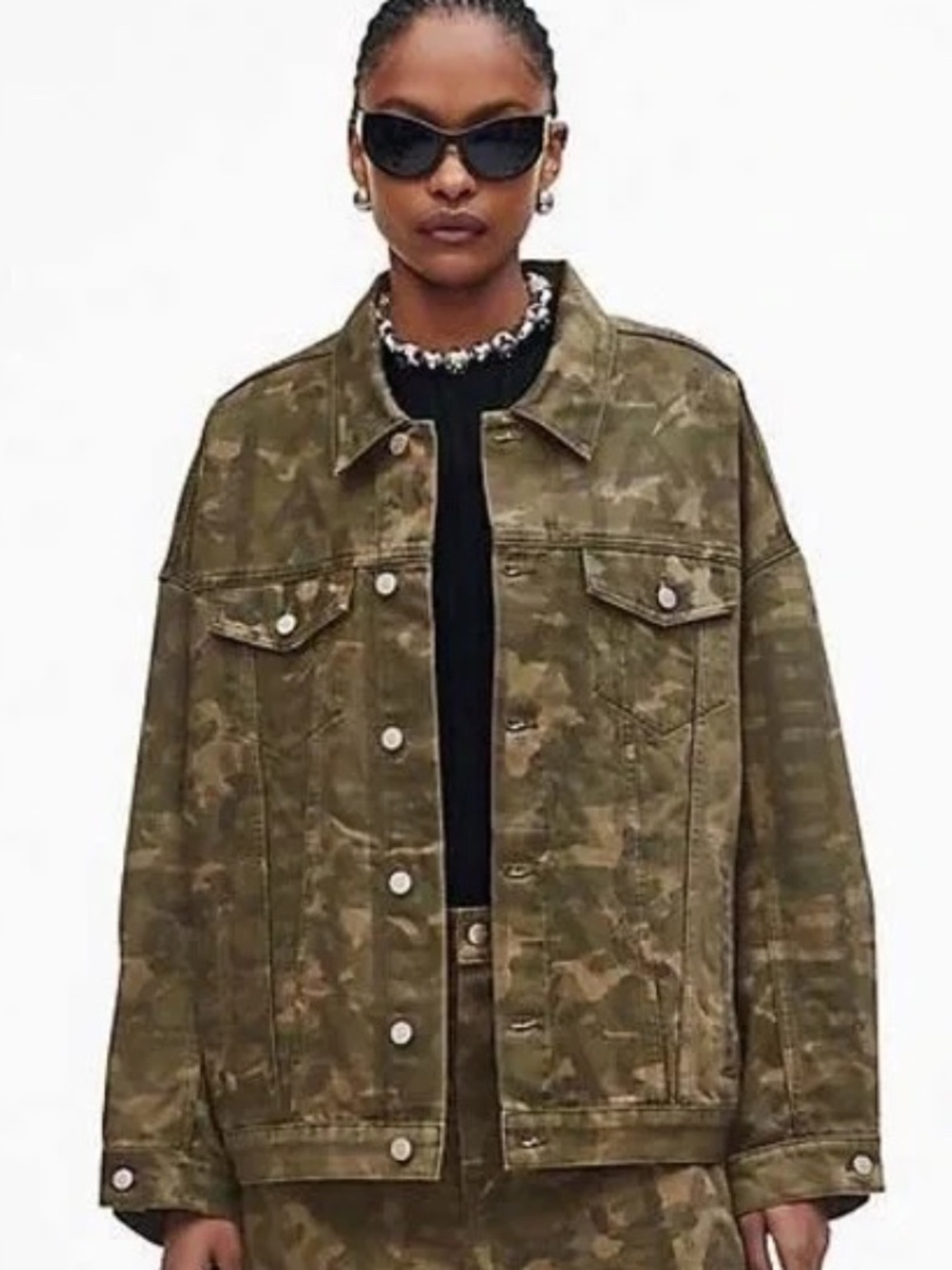 Marc Jacobs Camo Jacket XL Oversized